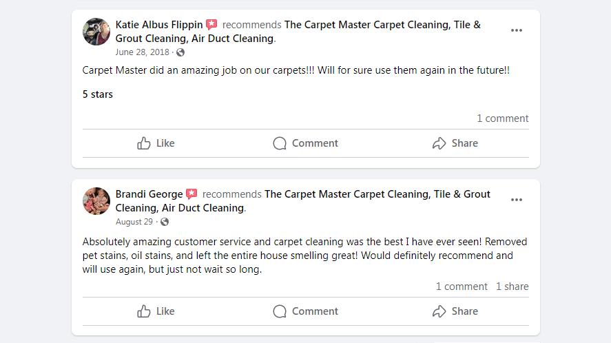 Carpet Master reviews